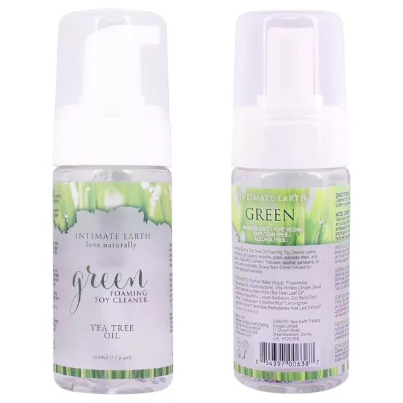 Intimate Earth Green Tee - spray dezinfectant și de curățare (100 ml)