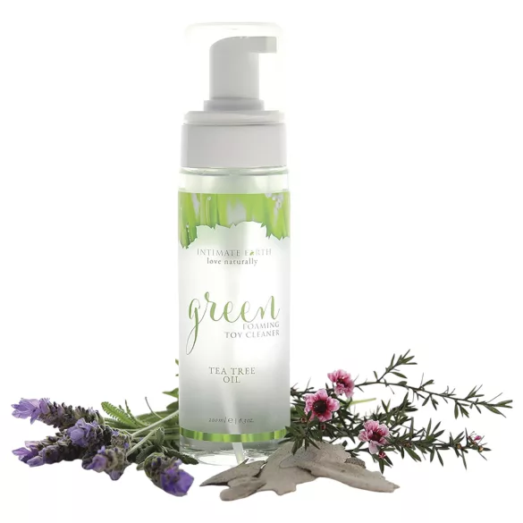 Intimate Earth Green Tee - spray dezinfectant și de curățare (100 ml)
