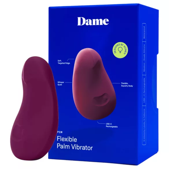Dame Pom - vibrator clitoris cu acumulator (mov)