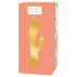 Rianne Essential Xena - vibrator cu încălzire, reîncărcabil (piersică-coral)