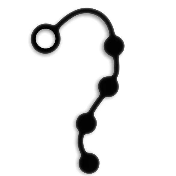 Nexus Excite - dildo anal cu 4 bile - silicon negru mic