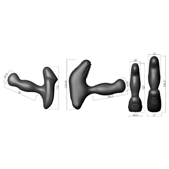 Nexus Revo Slim - vibrator prostate rotativ cu telecomandă