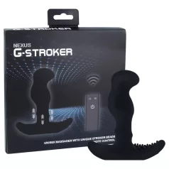   Nexus G-stroker - vibrator masaj prostată cu telecomandă - negru