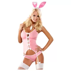 Obsessive - Costum iepuraș sexy - roz - L/XL