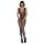 Obsessive N112 - body plasă îngeresc cu aripi - negru (S-L)