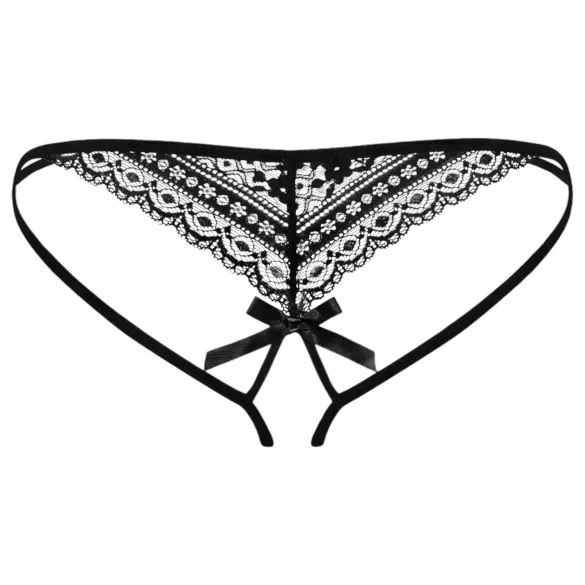 Obsessive - chilot damă cu bretele duble - negru