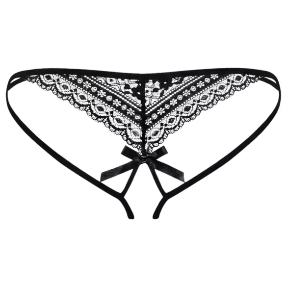 Obsessive - chilot damă cu bretele duble - negru