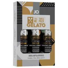 JO System Gelato - set lubrifiant aromat - 3x30ml