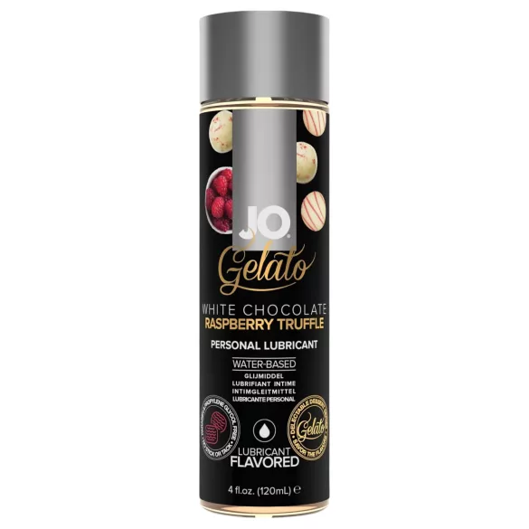 System JO - lubrifiant comestibil - ciocolată albă zmeură trufe - 120ml