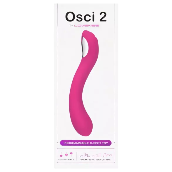 Lovense Osci 2 - vibrator pentru punctul G controlat prin aplicație (roz)
