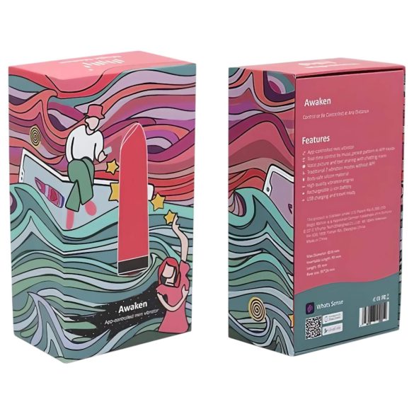 Magic Motion - mini vibrator inteligent cu acumulator - roșu