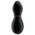 Satisfyer Penguin - stimulator clitoral reîncărcabil, impermeabil - negru-alb
