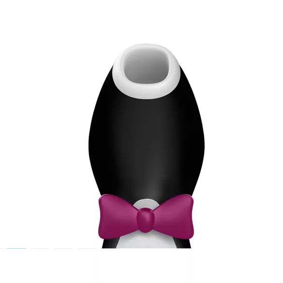 Satisfyer Penguin - stimulator clitoral reîncărcabil, impermeabil - negru-alb