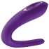 Satisfyer Double Classic - vibrator de cuplu impermeabil, reîncărcabil (mov)