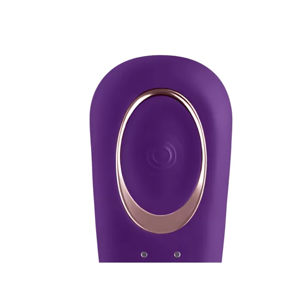 Satisfyer Double Classic - vibrator dublu rezistent la apă, reîncărcabil (mov)