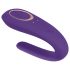 Satisfyer Double Classic - vibrator de cuplu impermeabil, reîncărcabil (mov)