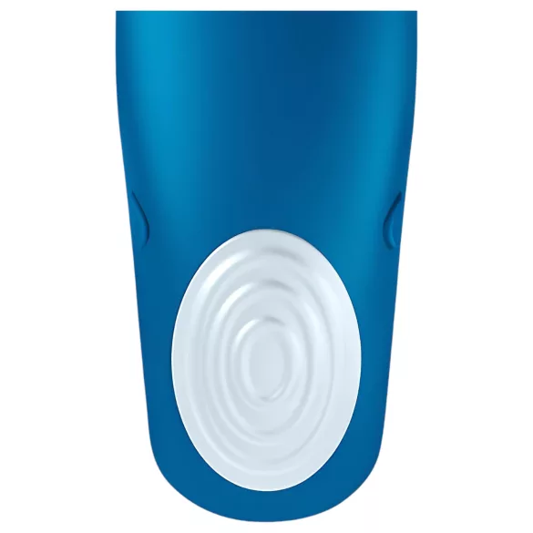 Satisfyer Double Whale - vibrator pentru cuplu cu 2 motoare - albastru
