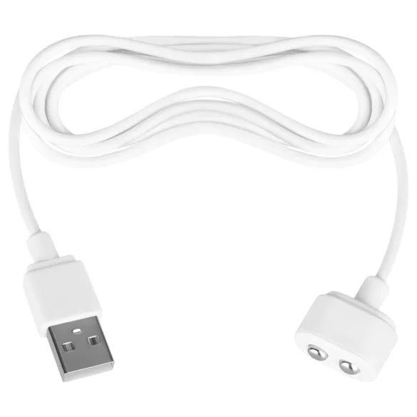 Satisfyer - cablu încărcare USB magnetic - alb
