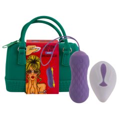 FEELZTOYS Jivy - ou vibrant cu telecomandă (mov)