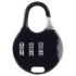 LOCK A WILLY - cușcă peniană cu lacăt - silicon - negru