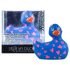 My Duckie Romance 2.0 - vibrator impermeabil al clitorisului (albastru-roz)