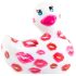 My Duckie Romance 2.0 - vibrator clitoridian rezistent la apă - alb-roz