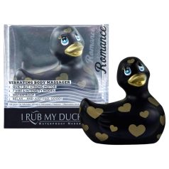 My Duckie Romance 2.0 - vibrator clitoris (negru-auriu)