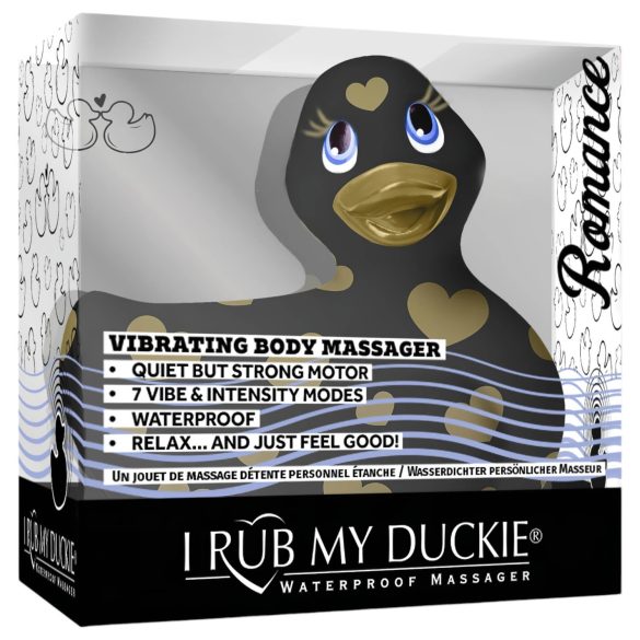 My Duckie Romance 2.0 - vibrator clitoridian - negru-auriu
