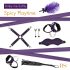 RS Soiree Kinky Me Softly - Set BDSM legături - mov (7 piese)