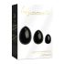 Set de Bile Yoni La Gemmes - obsidian negru (3 piese)