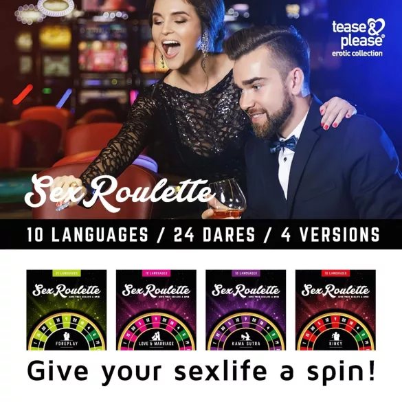Sex Roulette Kama Sutra - joc de societate erotic (în 10 limbi)