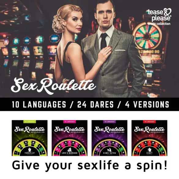 Sex Roulette Kama Sutra - joc de societate erotic (în 10 limbi)