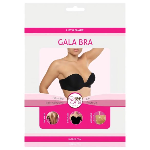 Bye Bra - sutien push-up ascuns - negru - Gala A