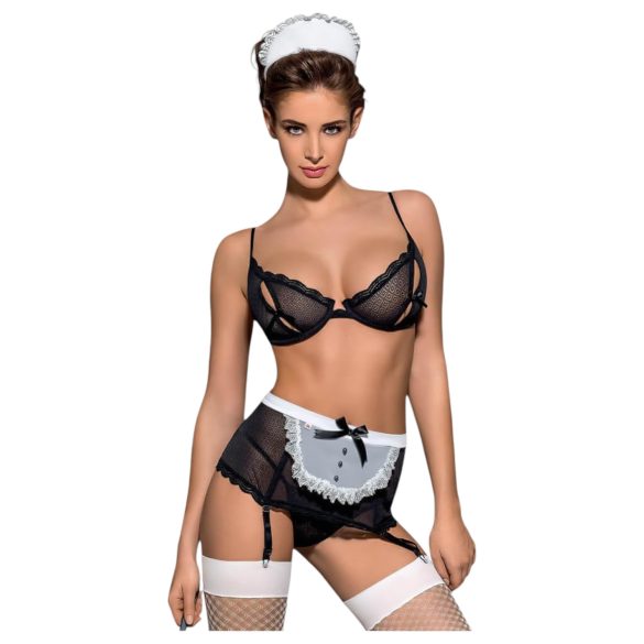Obsessive Maidme - set costum menajeră (6 piese)
