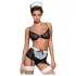 Obsessive - costum sexy menajeră - set 6 piese - L/XL