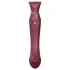 ZALO Queen - vibrator pentru punctul G și clitoris cu unde de aer - roșu