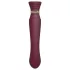 ZALO Queen - vibrator pentru punctul G și clitoris cu unde de aer - roșu