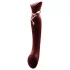 ZALO Queen - vibrator pentru punctul G și clitoris cu unde de aer - roșu