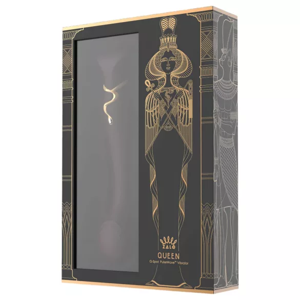 ZALO Queen - vibrator pentru punctul G și clitoris cu unde de aer - roșu