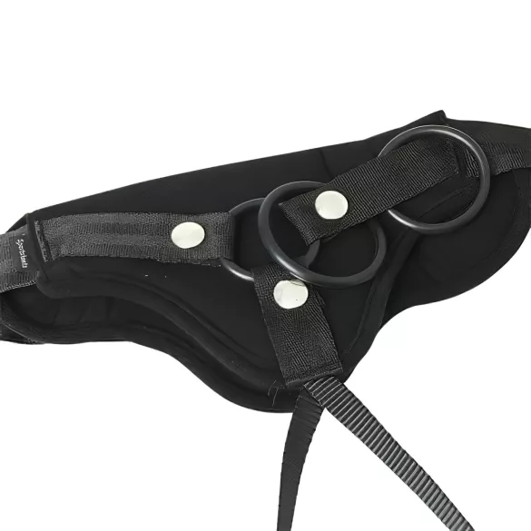 Sportsheets Plus Size - chiloți pentru aplicații strap-on (negru)