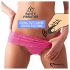 FEELZTOYS Chiloți - vibrator clitoridian cu acumulator și telecomandă (negru)