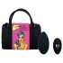 FEELZTOYS Chiloți - vibrator clitoridian cu acumulator și telecomandă (negru)