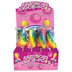 Rainbow Cock Pop - acadea penis (85g) - gust de fructe