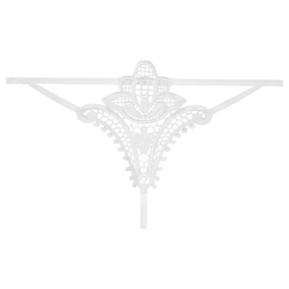 Obsessive - tanga sexy cu model lalea - alb