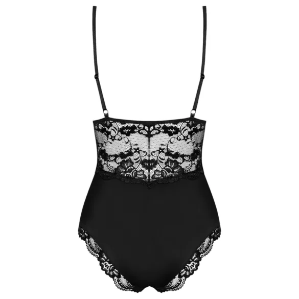 Obsessive - body sexy din dantelă - negru