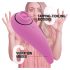 FEELZTOYS Femmegasm - vibrator clitoridian 2în1 reîncărcabil - roz