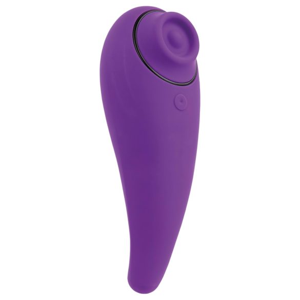 FEELZTOYS - vibrator clitoridian 2în1 reincărcabil - lila