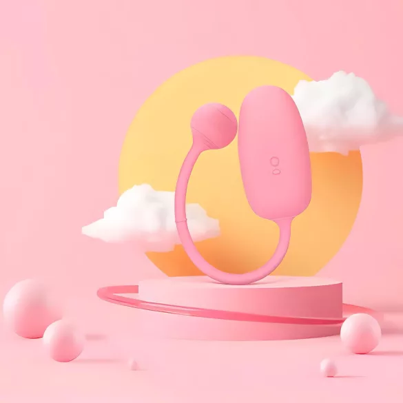 Magic Motion - Bile vaginale cu vibrații - exerciții Kegel - silicon roz