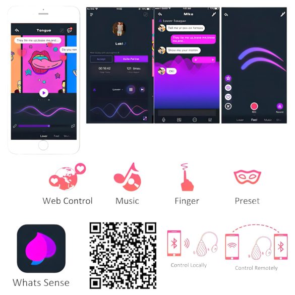 Magic Motion Sundae - ou vibrator inteligent wireless - roșu