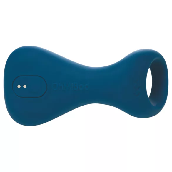 OHMIBOD Bluemotion Nex 3 - inel smart vibrațional pentru penis (albastru)